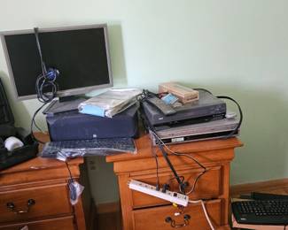 Computers, DVD players.