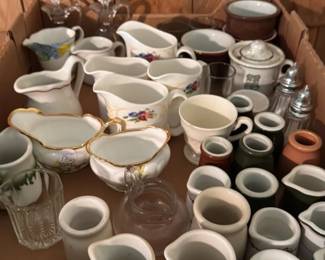 Assorted Ceramic Pitchers and Creamers 