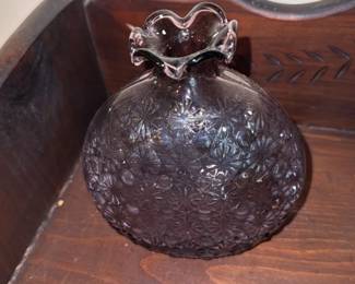 Amethyst Glass Epergne 