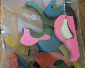 Wooden Animal Puzzle Pieces 