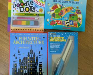 Assorted Children's Activity Books and Toy 