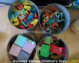 Assorted Vintage Children's Toys 
