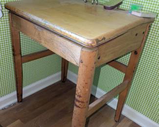 Vintage School Desk 