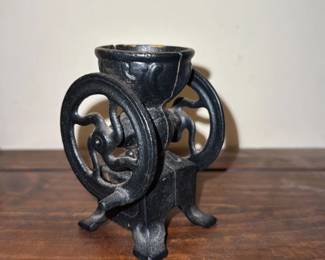 Antique Cast Iron Coffee Grinder 
