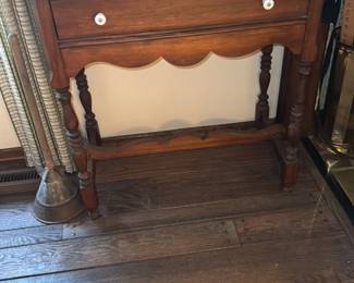 Antique Washstand with Drawer 