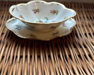 Dresden Porcelain Compote Dish