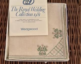 Wedgwood The Royal Wedding Collection 1981 Napkins 