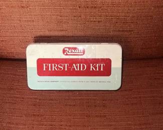 Rexall First Aid Kit tin 