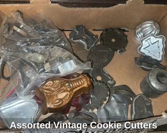Assorted Vintage Cookie Cutters 