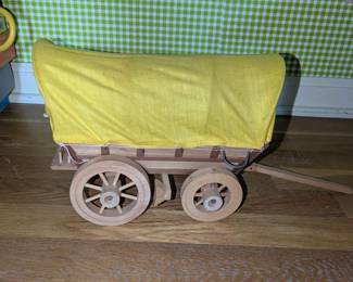 Wooden Covered Wagon Model 