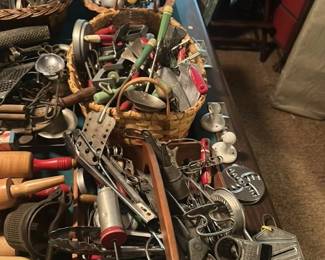 Collection of Vintage Kitchen Utensils 