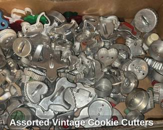 Assorted Vintage Cookie Cutters 