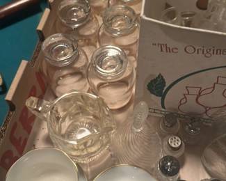 Assorted Glassware and Ceramic Tableware