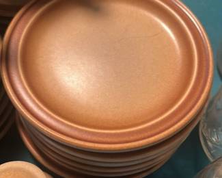 Stoneware Coffee Cups and Saucers Set 