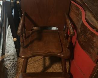 Antique Child's Rocking Chair 