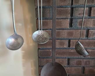 Set of Antique Cooking Utensils 