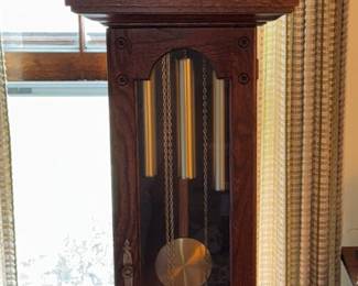 Oak Grandfather Clock 