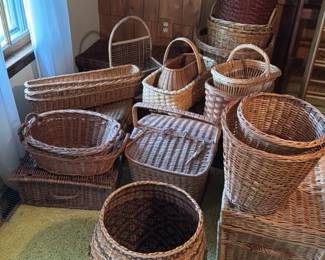 Assorted Wicker Baskets 