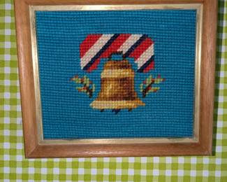 Liberty Bell Needlepoint Art 