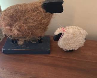 rustic sheep decor set 