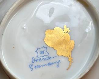 Dresden Porcelain Compote Dish