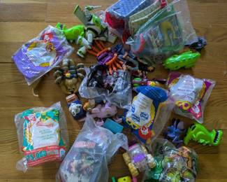 Assorted Fast Food Toys Lot 