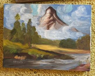 Mountain Landscape Painting 