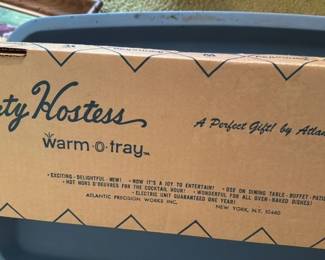 Party Hostess Warm-O-Tray by Atlantic Giftwares