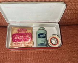 Rexall First Aid Kit tin 