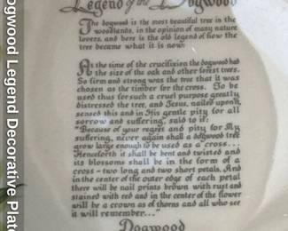 Dogwood Legend Decorative Plates 