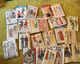 Vintage Sewing Patterns Collection 