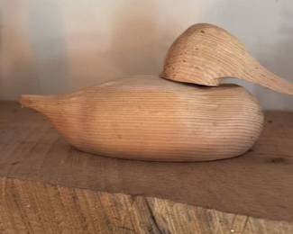Wooden Duck Decoy