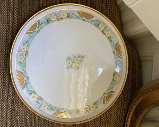 Art Deco Limoges cake platter
