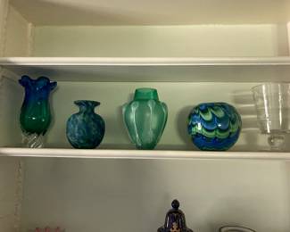 Lots of vintage glass
