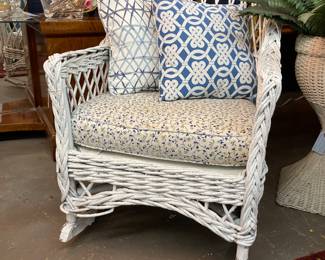Vintage wicker, several pieces