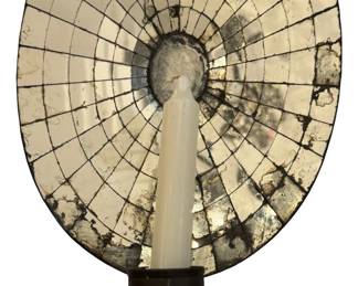 18th C Mirrored sconce