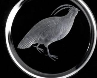Steuben Audubon Plates