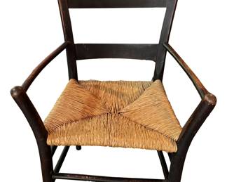 Ebonized chair
