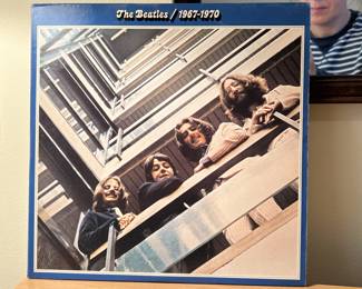 Lot 483 | The Beatles Blue Album Vintage Vinyl Record Album
