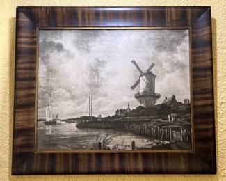 Lot 136 | Framed "The Windmill at Wijk bij Duurstede" Vint
