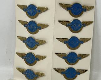 Lot 36 | Deadstock Vintage Pan Am Junior Clipper Pins
