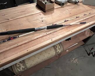 Lot 525 | Garcia Conolon B572-A Fishing Pole Skippers
