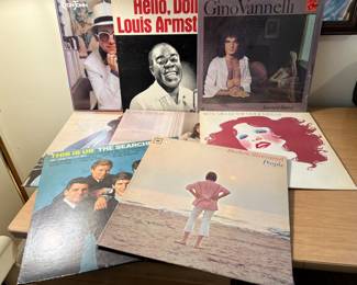 Lot 495 | Vintage Pop Vinyl Records Albums Collection Music
