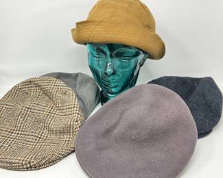 Lot 177 | Vintage As-Is Hats Caps Chapeaus
