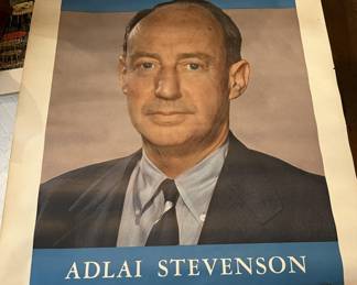 Lot 561 | Adlai Stevenson Presidential Poster Political
