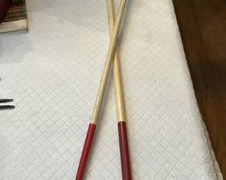 Lot 567 | Pair of Vintage Wooden Canes
