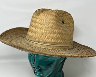 Lot 212 | Vintage Straw Hat Cowboy Hat
