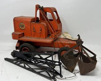 Lot 247 | Doepke Toys Metal Crane Toy Truck
