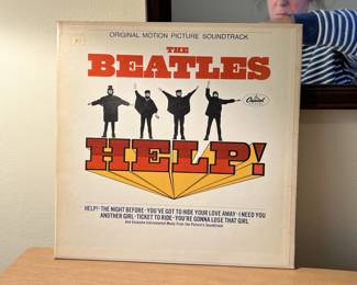 Lot 481 | The Beatles HELP! Vintage Vinyl Record Album
