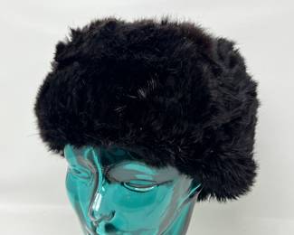 Lot 172 | Vintage Rabbit Fur Trappers Hat Winter Cap
